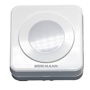 Hörmann 4511646 Drucktaster/Innentaster IT1b-1 ~ überzgt durch, große belchtete Taste, komfortable Öffnung des Tores, Grau, 8 x 8 x 4.5 cm im Sale